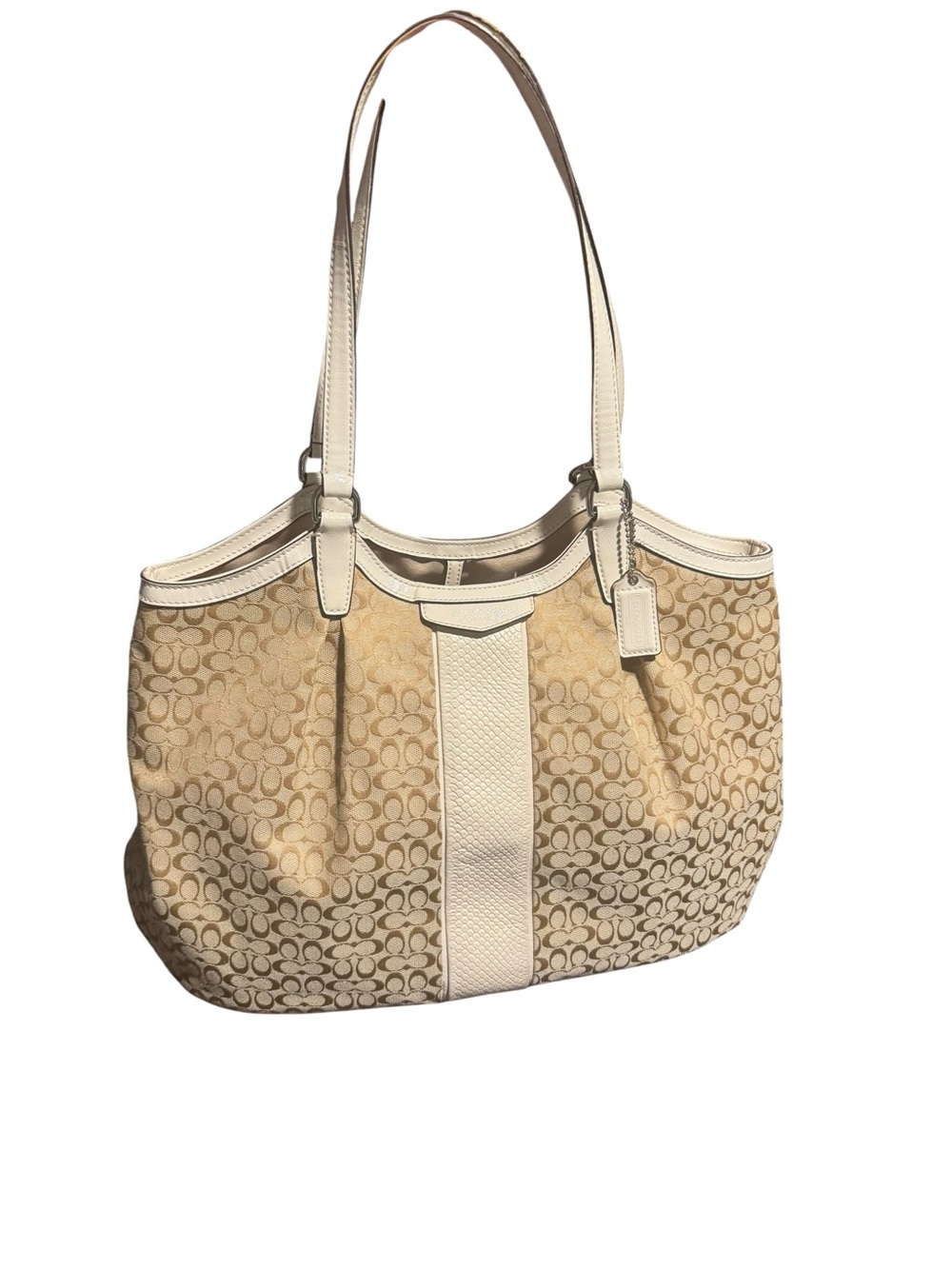 Y2K Coach Signature Canvas | Devin Shoulder Bag
